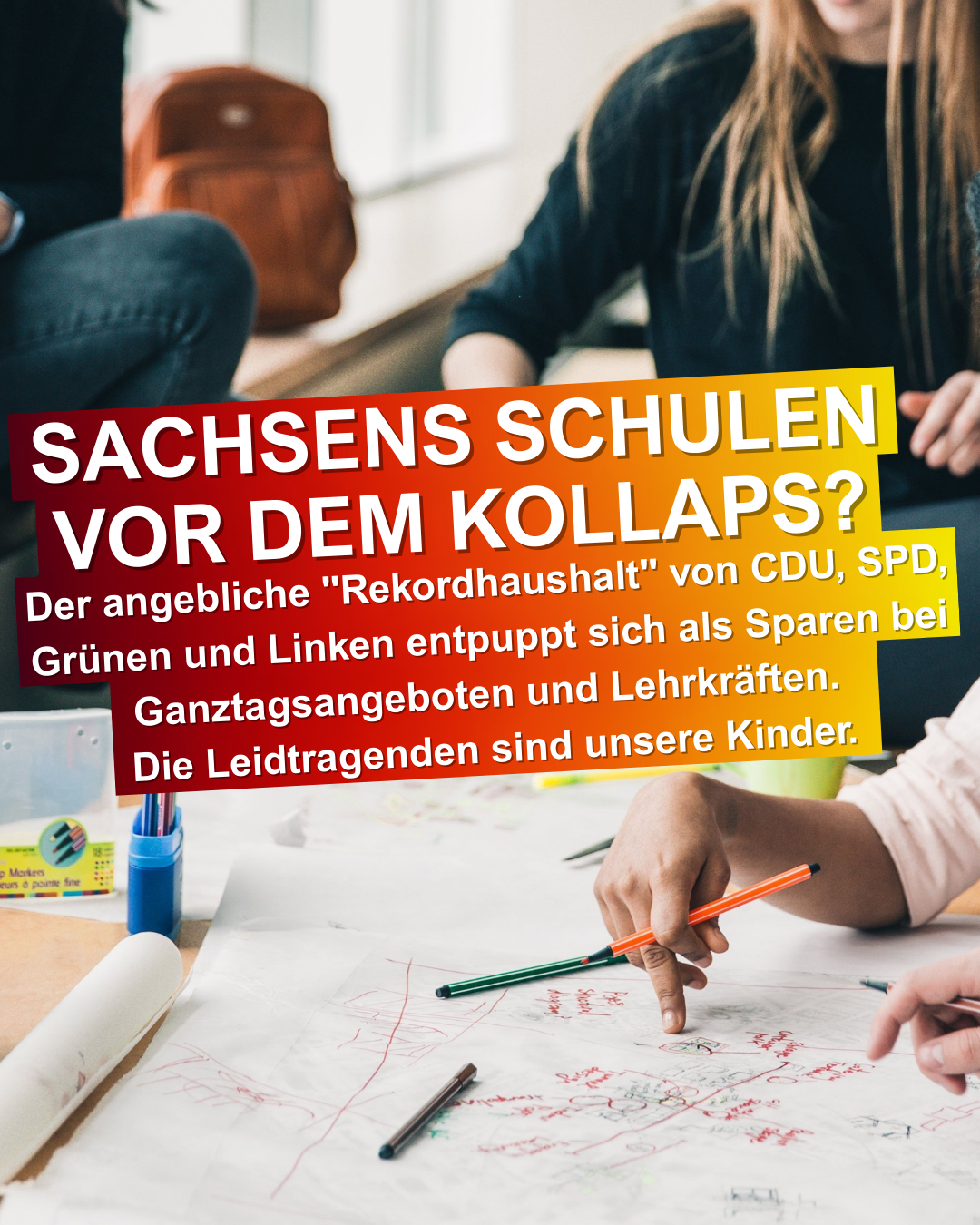 Das große Versprechen und der bittere Verrat: Sachsens Regierung opfert die Zukunft unserer Kinder!